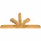 Ekena Millwork Richland Rough Sawn Timber Gable Bracket, Western Red Cedar, 60"W x 30"H x 4"D x 4"F, 12/12 Pitch GBW060X30X0404RIC00RWR - alternate 5